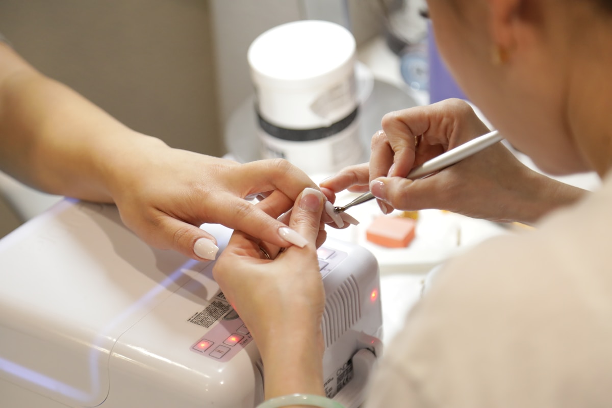 Pedicure Detail at Vixen Nails & Spa