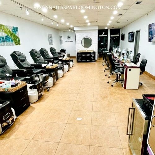 Polish color selection at Vixen Nails & Spa